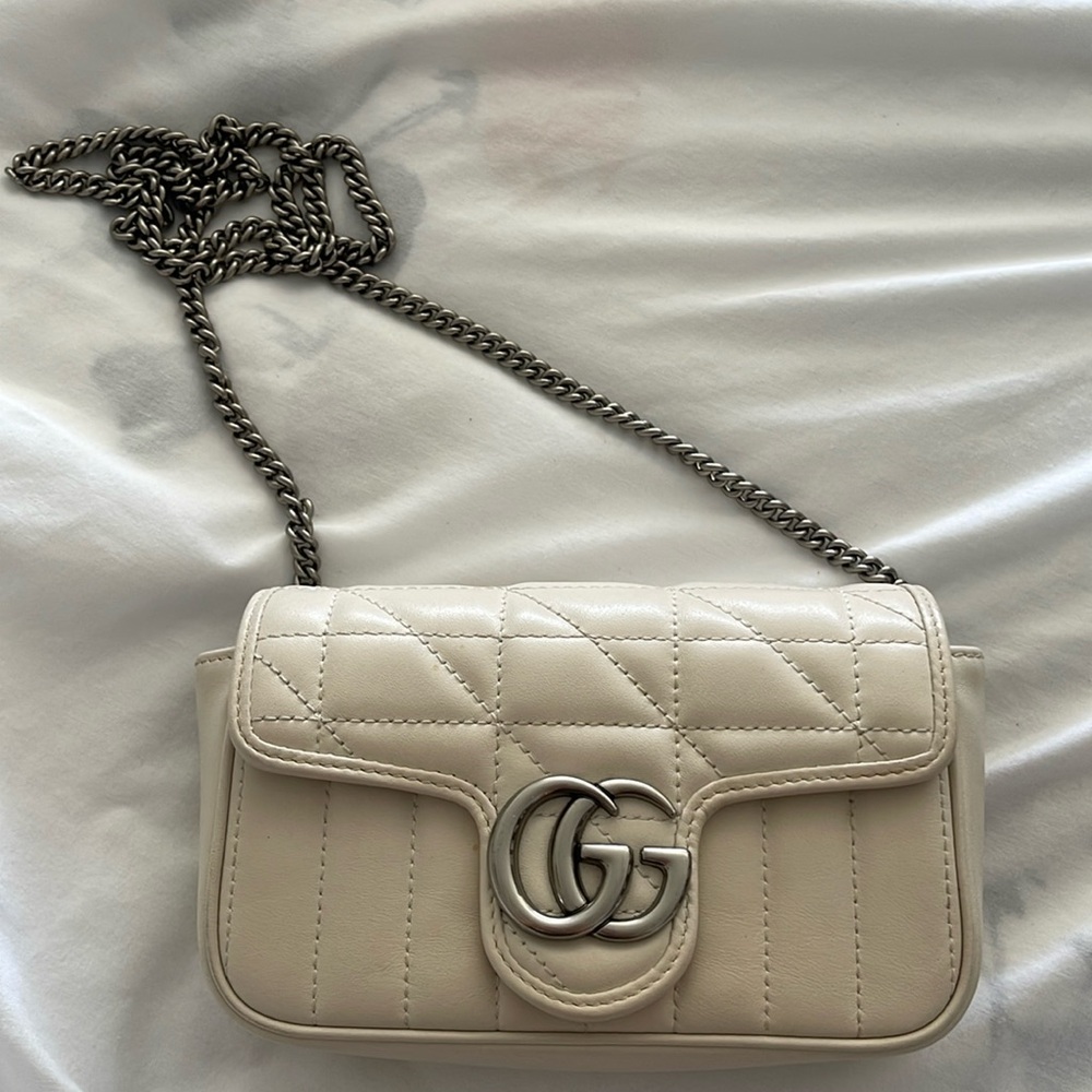 Gucci Marmont Leather Super Mini Bag